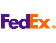 Logo paqueteria Fedex 