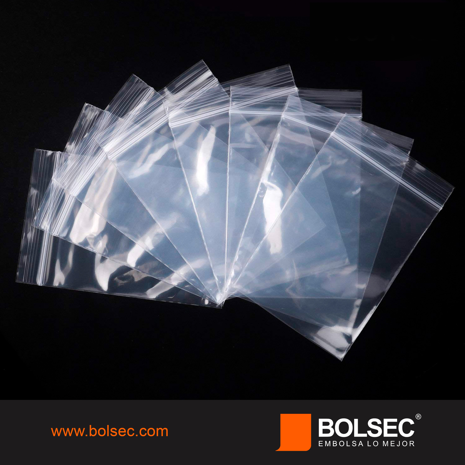 venta bolsas de plastico con zipper